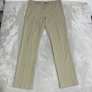 Ninox Pants Mens 36x33.5 Tan Tech Stretch Carson Hiking Outdoor Preppy‎ USA Made